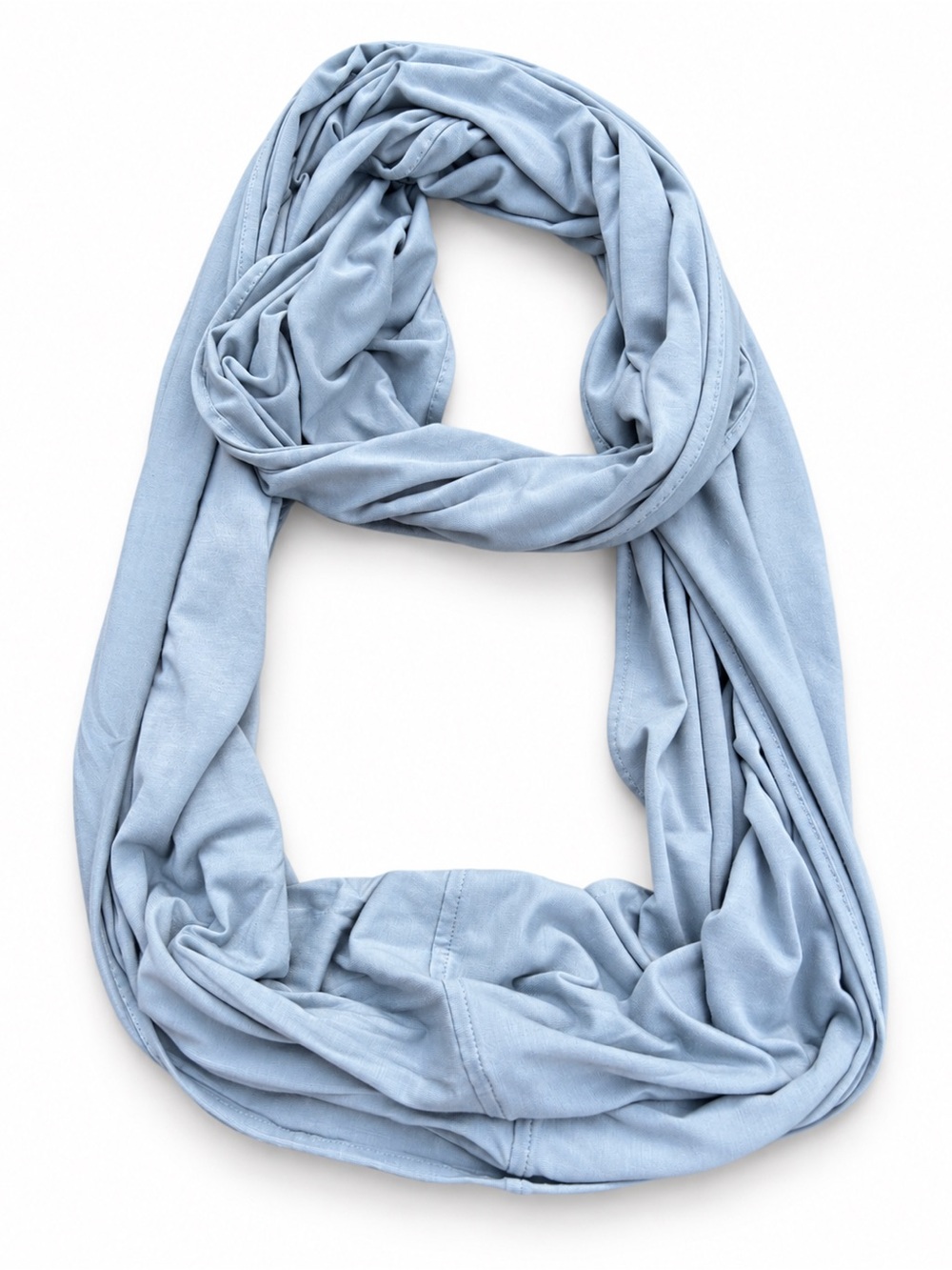 Soma Baby Blue Butter Soft Womens Yoga Infinity Scarf Convertible Wrap